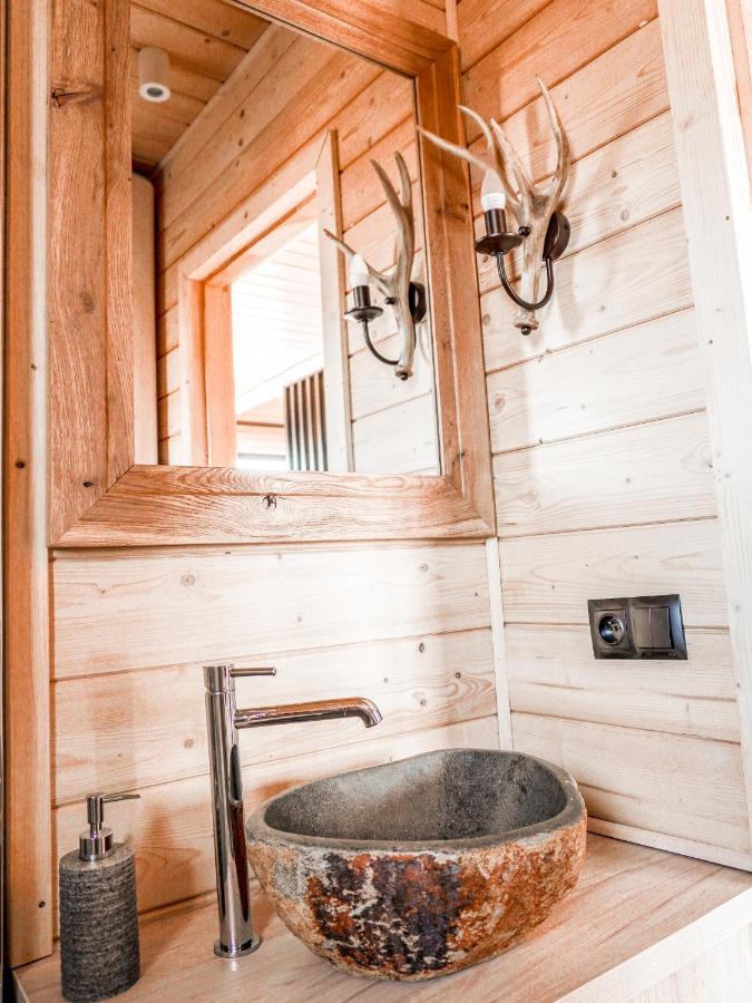 Osada Janosika Jacuzzi Drewniany Domek Na Odludziu Klikuszowa Exterior photo